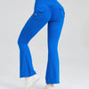 Women Flare Pocket Leggings High Waist Sport Yoga Pants Quick Dry Breathable Leggings Outfit Fitness Gym Clothes Sportwear Pant