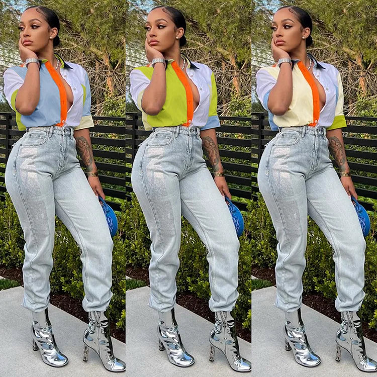 2022 Summer Women Blouses Half Sleeve Spring Blouse Woman Blouse Shirt Office Elegant Work Shirt Top Blusas Mujer De Moda