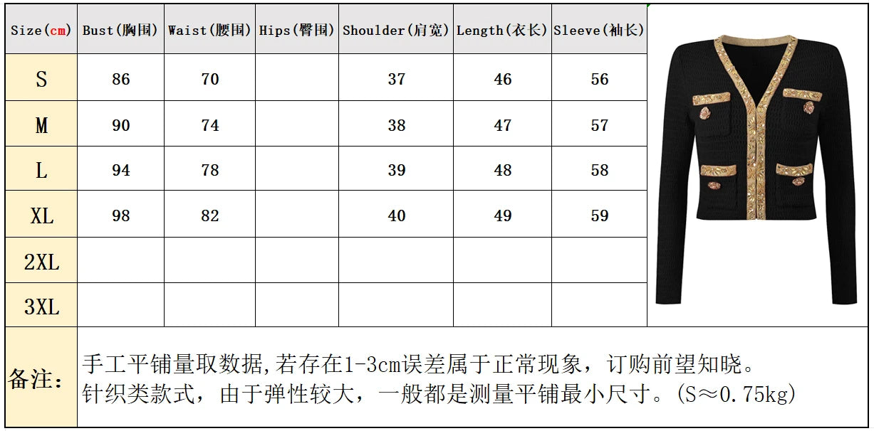 High Quality New Fashionable Elastic Knitted V-neck Luxurious Exquisite Nail Bead Piece Cardigan Slim Fit Short Skirt Women Set
