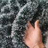 Weihnachten Grüne Zuckerrohr Bänder Girlande DIY Weihnachtsbaumschmuck Grüne Zuckerrohr Bänder Kranz Hängender Anhänger Haus Party Dekoration