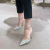 Women's High Heels Gradient Rhinestone Studded Diamond Fashion Suitable for Parties, Weddings, Bridesmaid Shoes, Dates, Fashion