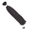 Synthetic Braiding Hair for Boho Braids 20Inch 90G Deep Wave Bulk High Quality Synthetic Protein Hair Extensions For Women