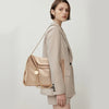 Designer's retro braided chain environmental microfiber handbag Women's new fashion multi-functional large capacity shoulder bag