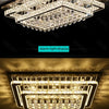 Modern Luxury Crystal LED Chandelier For Living Room Bedroom Dining Room Kitchen Ceiling Lamp Silver Chrome Remote Control Light