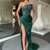 2025 Damen Trägerloses Ärmelloses Abendkleid Pailletten Seitenschlitz Lange Kleider Elegant Neu Sexy Bling Party Ballkleid Vestidos Damen