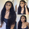 Kinky Curly Wigs 100% Human Hair Wigs Water Deep Wave Brazilian HD Lace Frontal Wig 13x6 HD Lace Front Human Hair Wig For Women