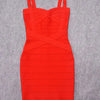 Quality Fuchsia Red Bandage Dress 2023 For Girl SweetHeart Mini Pencil Slim Dress Bodycon XL Purple Black White Party Vestidos