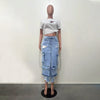 Mid Length Skirts Women Denim Skirt Hole Pockets A Line Slit Slim Y2k Streetwear Elegant Splice Y2k High Waist Summer 2025