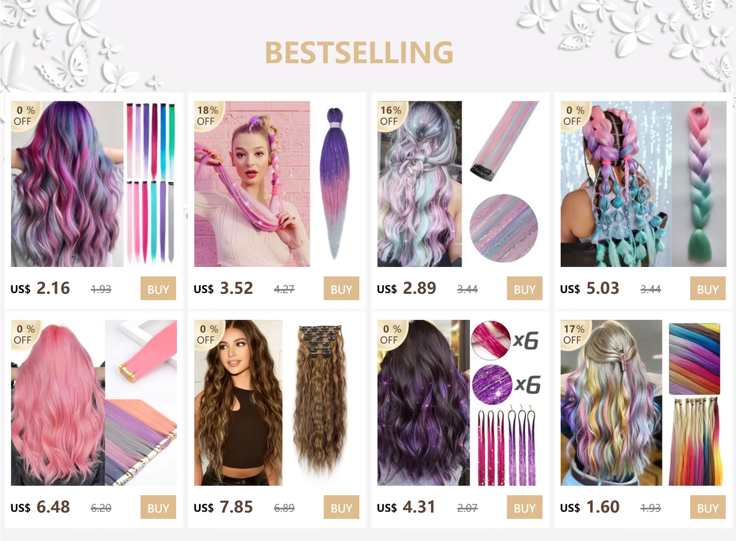 Colored Braiding Hair Mix Tinsels  Jumbo Braiding Tinsel Hair 4 Tones Ombre Braids  24 inch Festival Rave Hair For Girls Kids