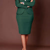 BWQ Women's Set Full Sleeve Button Blazer + Skirts Suit 2025 Winter Casual Streetwear Two 2 Piece Set Africa OL Work Outfits