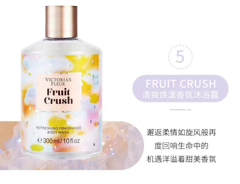 Victoria fragrance shower gel lasting fragrance secret language of love Moisturizing&oil controlling deep cleaning