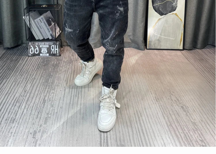 Luxury Men Autumn Knitted Tshirt 2024 Korean O-neck Short Sleeve Top Tees Streetwear Male Social Club Slim Fit Casual T-Shirt