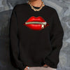 Women's Autumn Winter Sweaters  Black Loose Plus Size  Female hoodie Long Sleeves O-neck Pullovers Sporty and Rich Clothing