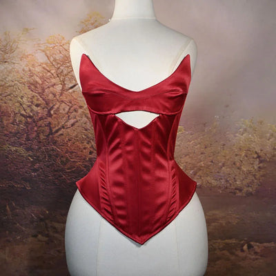 Sexy Women's Overbust Corsets Lace Up Bustiers Tops Fashion Gothic Slimming Fit Corsets and Bustiers Body Shaper корсет женский