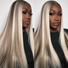 HD Ash Blonde Lace Front Wig 4/613 Highlight Wig 13x4 Colored Brazilian Human Hair Wigs Woman Body Wave 613 HD Lace Frontal Wig