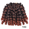Synthetic Ombre Braiding Hair Jumpy Wand Curl Crochet Braids Hair Extension for Black Women Jamaican Bounce Curly Hair For Women