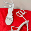 Star Style Luxus Kristall Schlange Gewickelt Damen Sandalen Sexy Stiletto High Heels Gladiator Sandalen Sommer Mode Party Abschlussball Schuhe