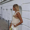 Sexy Lingerie Women Fashion Handmade Beaded Body Jewelry Bikini Large Pearl Suspender Vest Chest Chain Party Catwalk