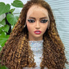 Natural Black 12A Double Drawn Burmese Curly Bob Human Hair Wigs for Women 250% Density Bouncy Curly Remy Human Hair Wigs