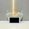 Luxuriöses Design Glitzernde Bankett-Clutch-Tasche Mode Perlmutt-Einlage Hochzeitshandtasche Damen Umhängetasche mit Kette Neue Clutch-Geldbörse