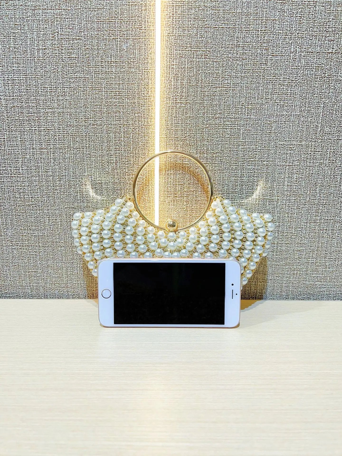 Luxuriöses Design Glitzernde Bankett-Clutch-Tasche Mode Perlmutt-Einlage Hochzeitshandtasche Damen Umhängetasche mit Kette Neue Clutch-Geldbörse