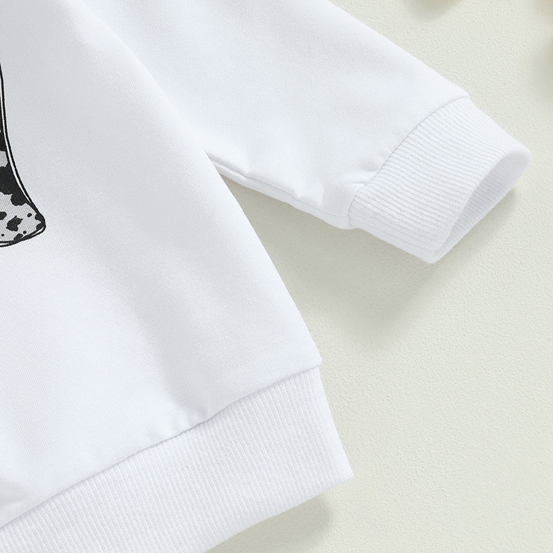Casual New Baby Boys Long Sleeve Outfits Clothes Fashion Letter Print Sweatshirt Tops Elastic Pants Suit for Baby Fall Clothing