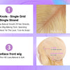 FABA Glueless Wigs Echthaar #27 Farbe Honigblond Deep Wave Echthaarperücke 13x4 Lace Front Perücken mit Babyhaar 180% Dichte