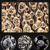 Staircase Long Pendant Lamp, Villa Lamp, Crystal Hanging Line Lamp, Duplex Living Room Spiral Lamp, Glass Romantic Decorative La