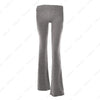 TARUXY Women Spring Outfits Casual Zipper Sweater Hoodie Set High Waist Flare Pants Suits Pink Knitted Womens Y2k Two Piece Set