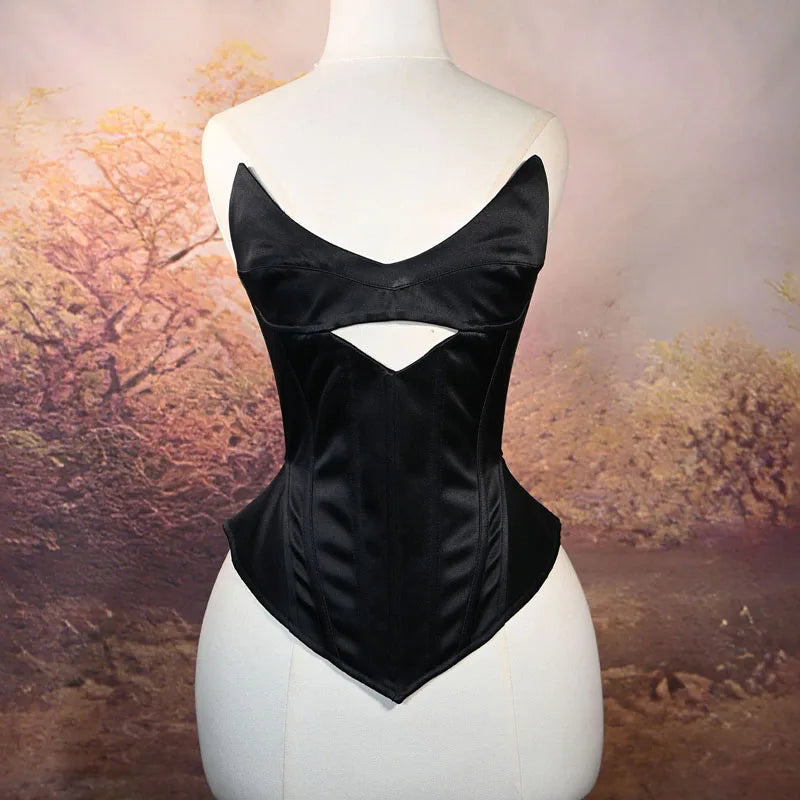 Sexy Women's Overbust Corsets Lace Up Bustiers Tops Fashion Gothic Slimming Fit Corsets and Bustiers Body Shaper корсет женский