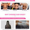 Swupod 13x4 13x6 220% Density Transparent HD Lace Front Wig for Women Deep Wave Remy Human Hair Ginger Orange 350# Loose Curly