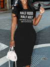 Women's Summer Short Sleeved Sexy Dress