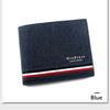 Short Men Wallets Zipper Coin Pocket Slim Card Holder Name Engraved Luxury Male Purses High Quality PU Leather Men's Wallet