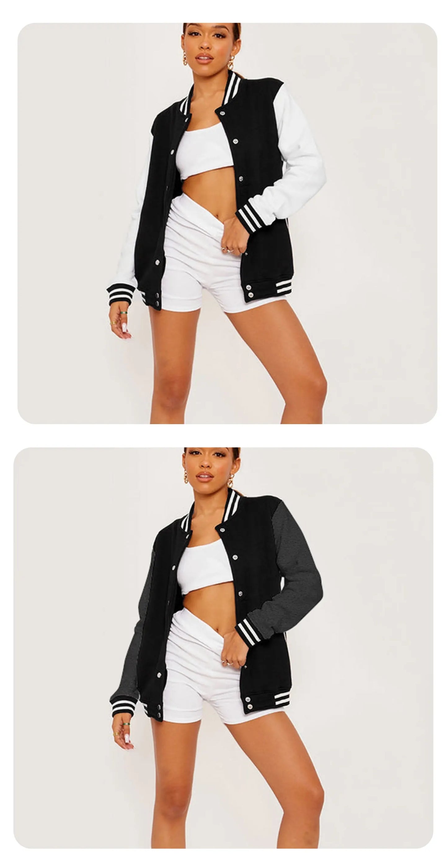 New York 1985 Letter Prints Jackets Women Hip Hop Baseball Uniform Personality Street Casual Jacket Warm Soft Womans Clothing