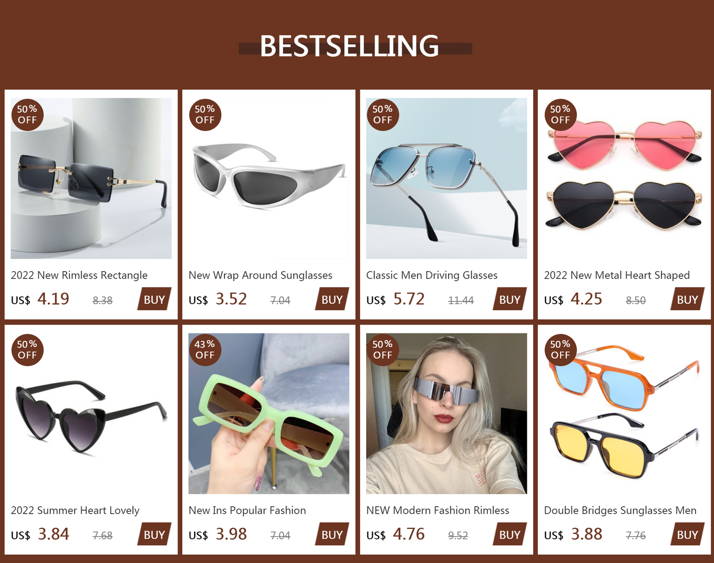 Neue herzförmige polarisierte Sonnenbrille für Damen, modisch, süß, Retro, Vintage, Verlaufs-Sonnenbrille, UV400-Schutz, Unisex-Brille