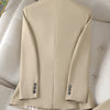 High Quality Long Sleeve Female Blazer Women Blue Coffee Khaki Single Button Slim Jacket Ladies Business Work Wear Formal Coat