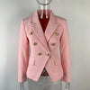 HarleyFashion 2024 Luxuriöse Frühlingskollektion Strukturiertes Muster Formelle Jacke Damen Blazer