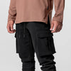Men's Thick Cotton Training Sets Hoodie Casual Sports Pullover Hooded 2-piece Top with Pants Sweatshirts Gym Running Tracksuits