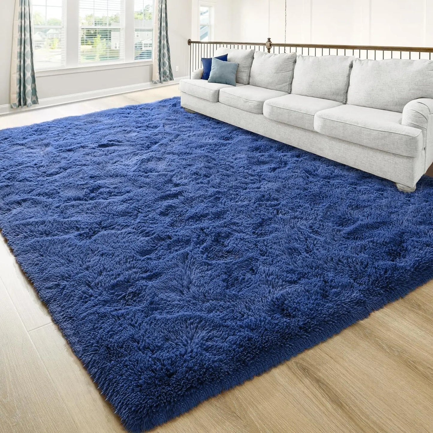 Flauschiger Teppich für das Schlafzimmer, zottelige, flauschige Teppiche für das Schlafzimmer, dicke schwarze Teppiche für das Wohnzimmer, Teppiche für Mädchen und Jungen