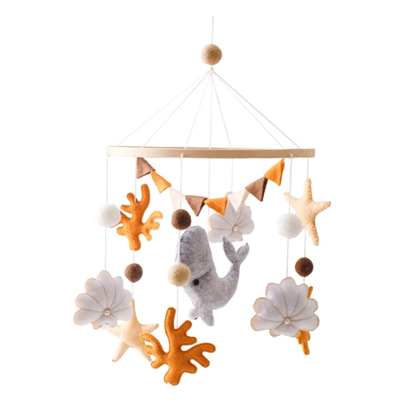 Baby-Kinderbett-Mobile-Rassel-Spielzeug 0-12 Monate Säugling Weicher Filz Teddy Samt Rosa Bär Bettglocke Hängendes Spielzeug Halterung Babybett Mädchen Spielzeug