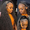 13x6 13x4 Deep Wave Frontal Wig Eng anliegend Transparent 30 Zoll Unsichtbarer Riemen 360 Full HD Lace Front Perücke Klebefreie Echthaarperücke