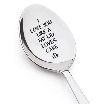Valentinstag Geschenk Edelstahl Milchkaffeelöffel Liebesbrief Hochzeit Souvenirs Jahrestag Geschenk für Freundin Freund