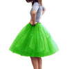 Multi-layer Tulle Tutu Skirts Fuchsia 6 Layers Fluffy Petticoat Underskirt Princess Ball Gown Women Halloween Party Skirt