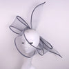 Neuer schwarzer Fascinator Hochzeits-Pillbox-Hut, elegant, für Damen, Haarspange, Kirche, Party, Kopfbedeckung, Mode-Kopfbedeckung