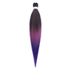 Pre-stretched Braids Synthetic Hair Professional Itch Free Hot Water Setting Fiber 30'' Ombre Yaki Texture Braid Hair Extensions