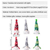 Glowing Gnome Christmas Faceless Doll Plush Toys 6 Styles Santa Claus Merry Christmas New Year Gifts Navidad Natal Home Decor