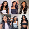 20 40 Inch Body Wave 360 Full Lace Frontal Wigs 100% Human Hair Preplucked Brazilian 250 Density Water Wave 13x6 Lace Front Wig