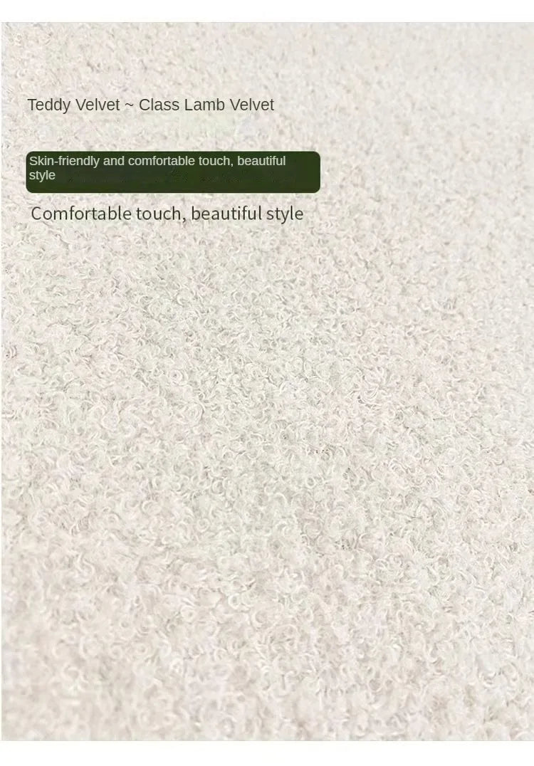 Kleines Wohnzimmer Balkon Freizeit kleines Sofa Lammwolle Einzelsessel Ins-Stil Faul Sofa Stuhl