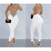 Elegant Women Jumpsuit Streetwear 2024 Spring Fashion Versatile Casual Solid Color Hot Diamond Long Sleeve Jump Suits for Female