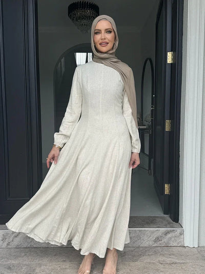 Muslim Abaya Damen Kleider Solid Slim Jalabiya Eid 2025 Ramadan Marokko Islam Vestidos Largos Arabisches langes Gewand Dubai Abayas Kaftan